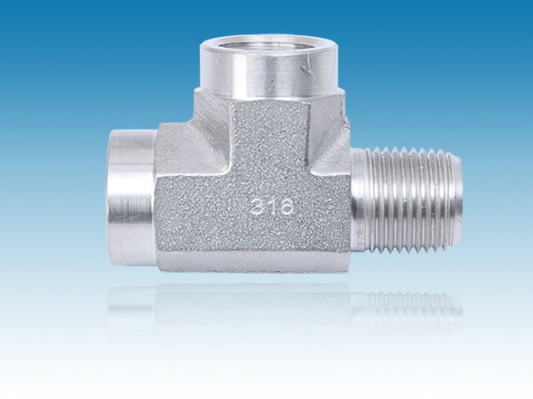 SS5602 Tee SAE Stainless Steel Adapter
